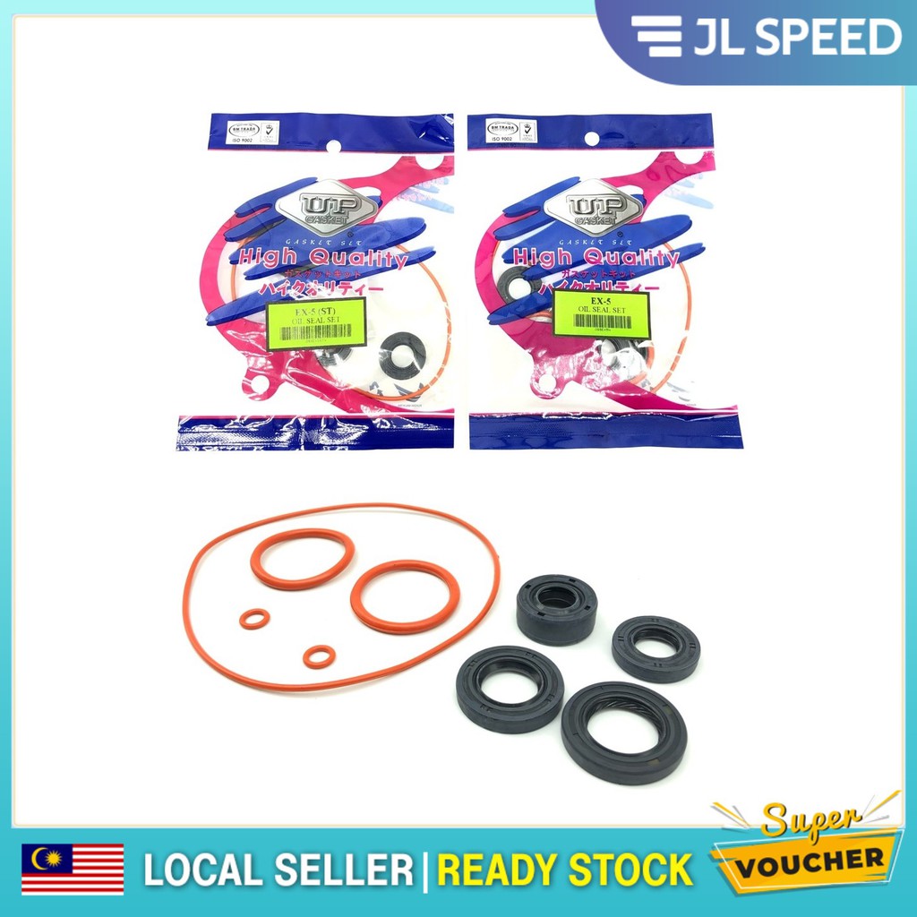 Honda Ex5 Dream Wave100 Class1 Oil Seal Complete Set Overhaul Oil Seal Starter No Starter Shopee Malaysia