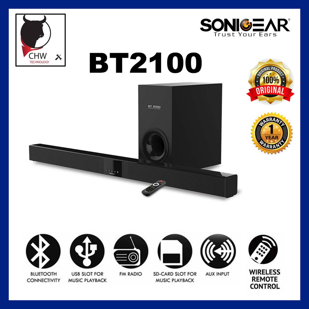 soundbar sonicgear bt2100