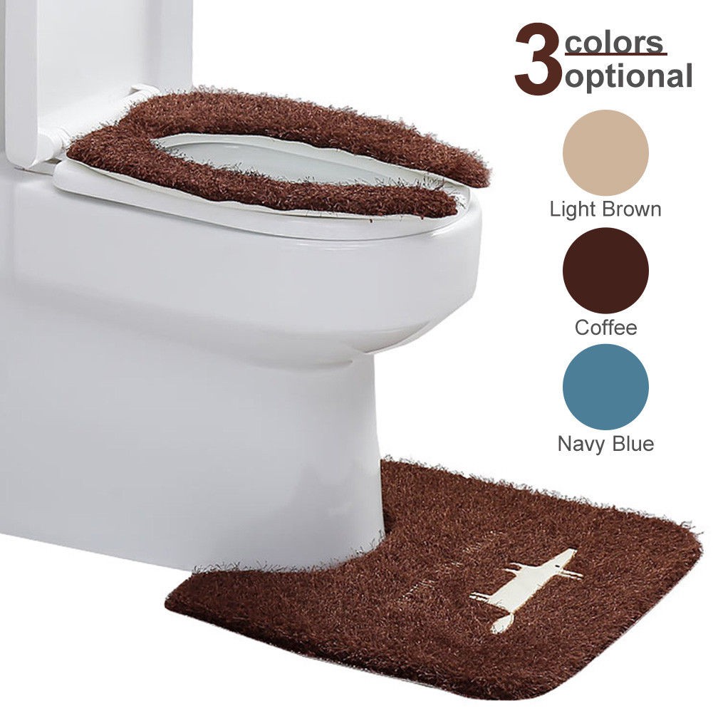 bathroom toilet rug