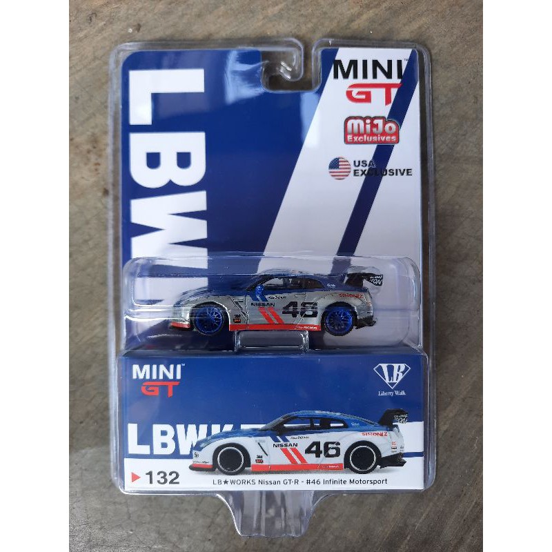 MINI GT 1/64 LB Works Nissan Skyline GT-R R35 Raw Chase Car MGT00034 