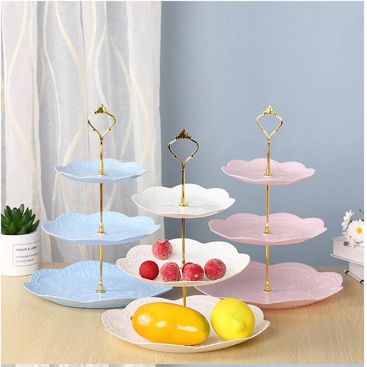 3Tier Plastic Cake Stand, Wedding or Party Cake Stand, Plastic 3Tier