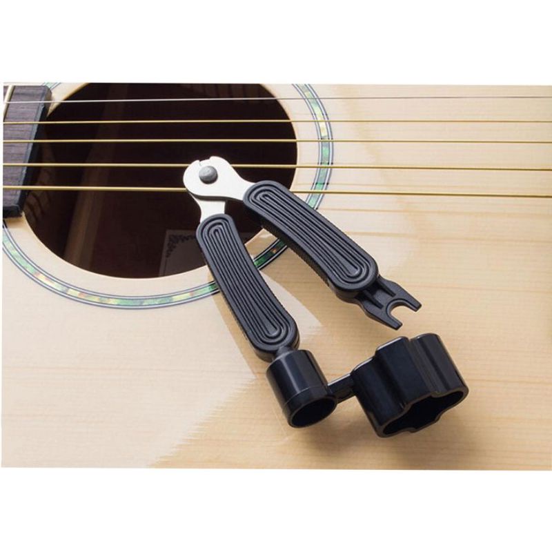 Guitar Tools 3 in 1 String Winder + Bridge Pins Puller + String Cutter
