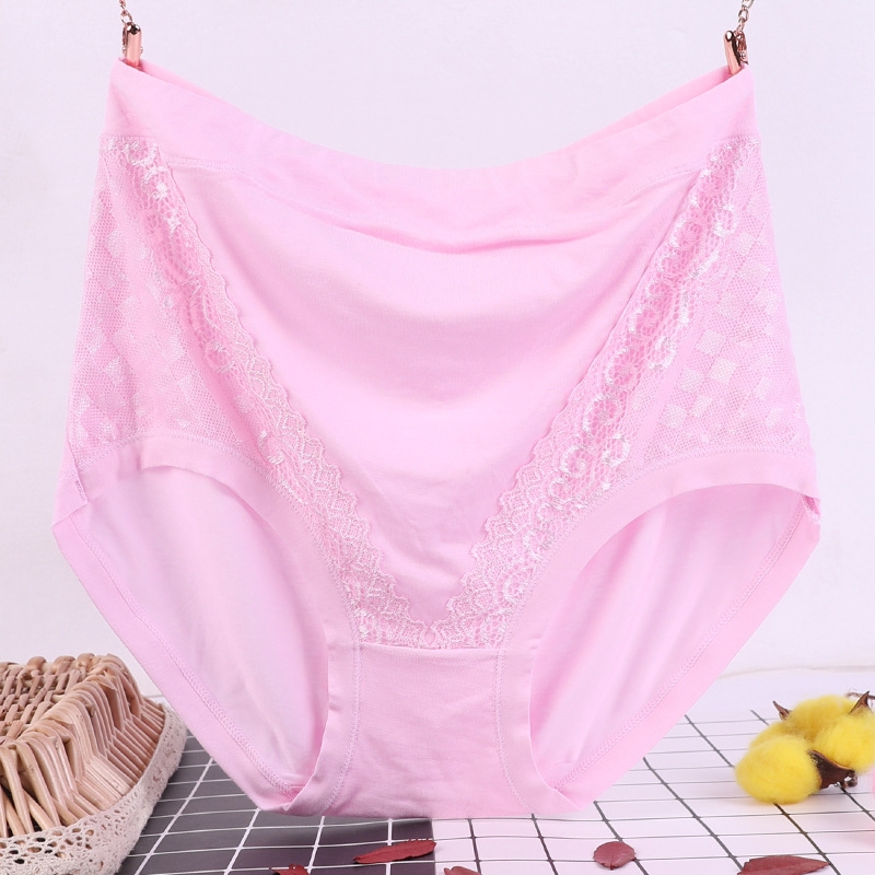 Womens Sexy High Waist Panties Plus Size Xl 4xl Soft Cotton Panties Seluar Dalam Wanita 