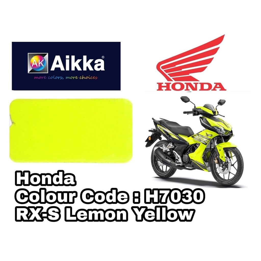 AIKKA HONDA RSX H7030* / RSX LEMON YELLOW / MOTORBIKE PAINT/ TOUCH UP