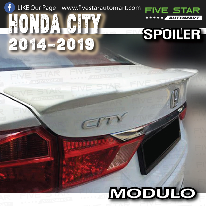 Honda City 2014 Modulo Spoiler ABS 2K Paint**Original Fitting Shopee
