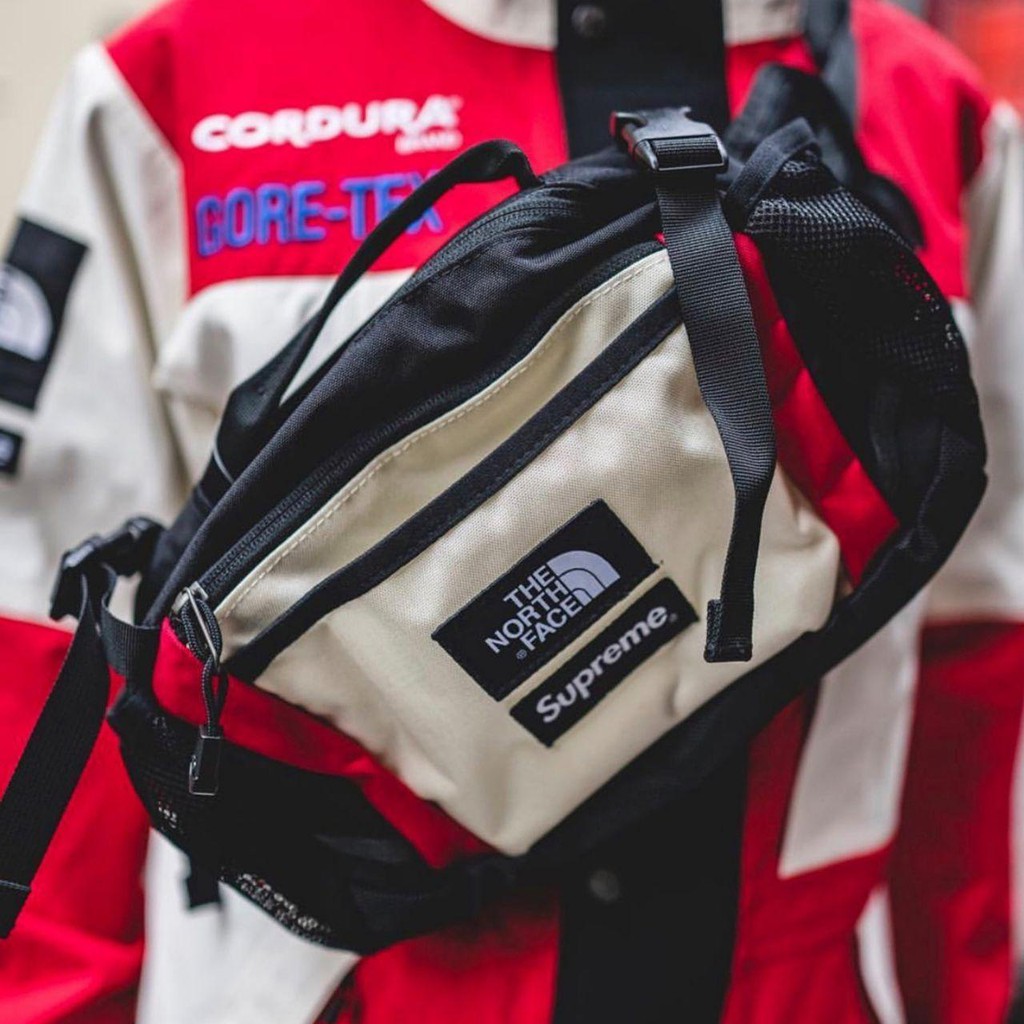 supreme x the north face waist bag