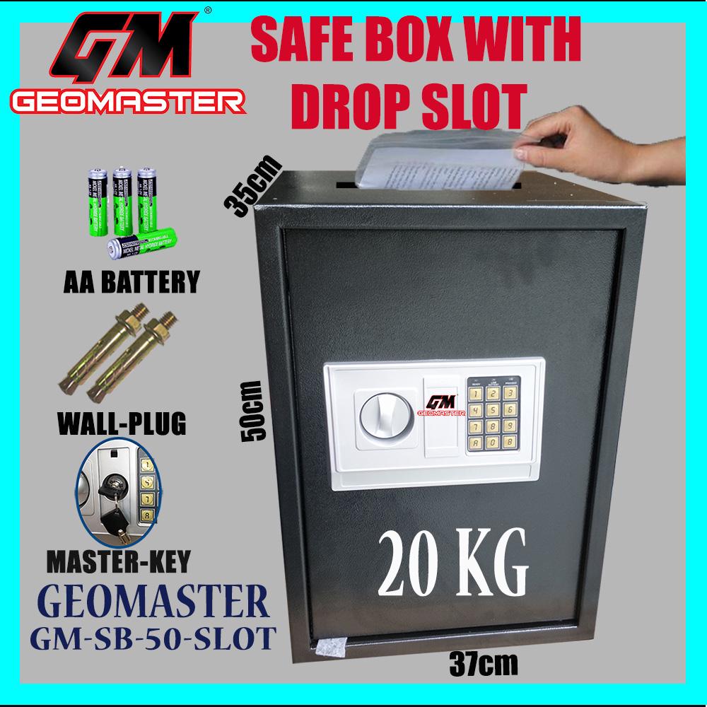 Geomaster GM-50EK Safe Box With Drop Slot  / Safety Box With Deposit Slot