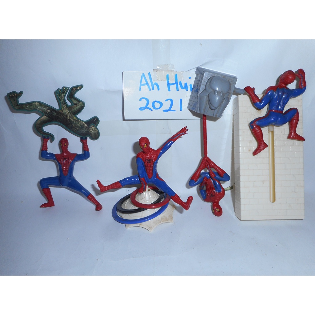 100% ORIGINAL MCDONALD'S Spiderman (complete 4 types) | Shopee Malaysia