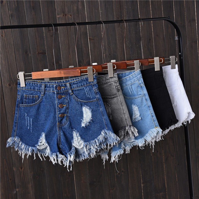 buckle womens jean shorts