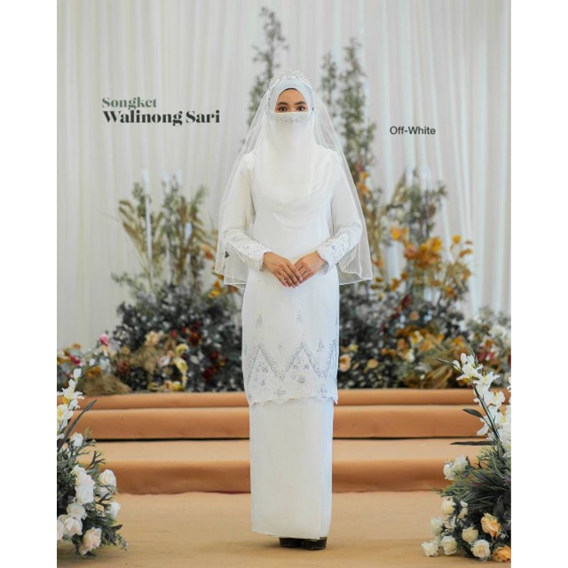 [XS - 7XL] Set Nikah Songket  Baju Kurung Songket  Set Akad Nikah  Baju  Pengantin  Songket  Kahwin.