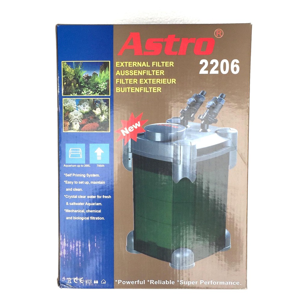 Astro External Canister Filter 2206 (700 L/H)  Shopee Malaysia