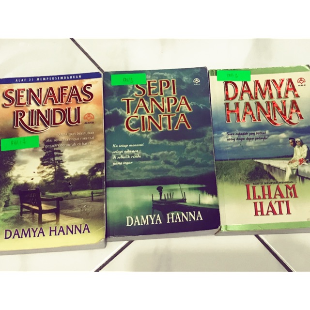 Novel Preloved By Damya Hanna Shopee Malaysia