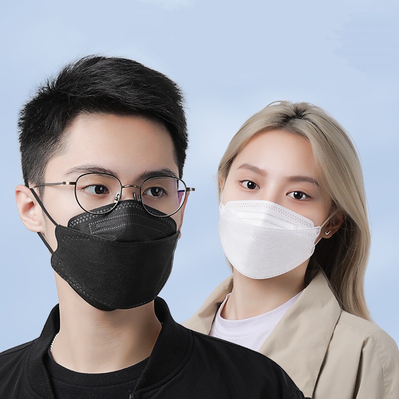 Mask 3 Layer Disposable Earloop Face Mask 3 Ply Adult KF94 Anti-dust ...