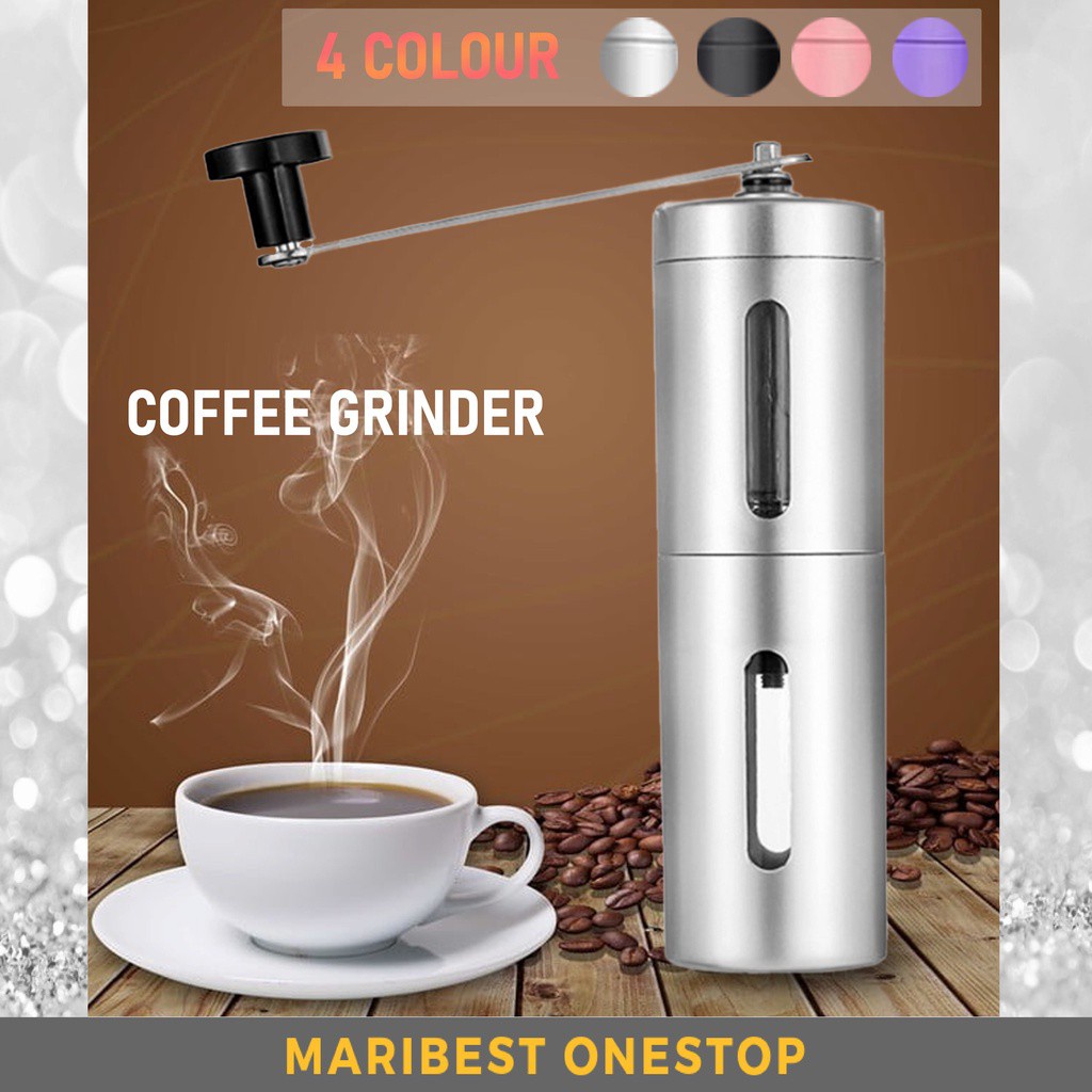 Shake Manual Coffee Grinder Burr Grinder Coffee Bean Grinder with Hand Crank 手动咖啡豆研磨机