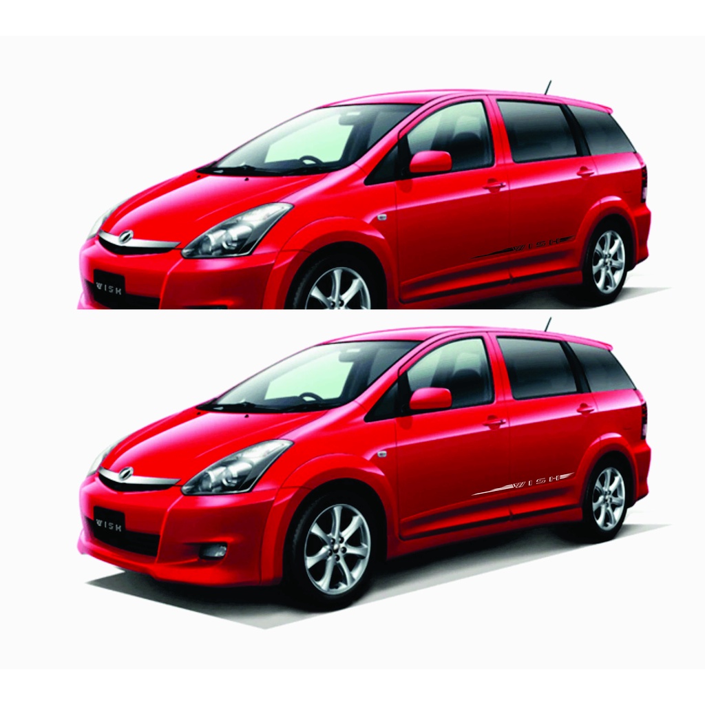 TOYOTA WISH SIDE DOOR STICKER Shopee Malaysia