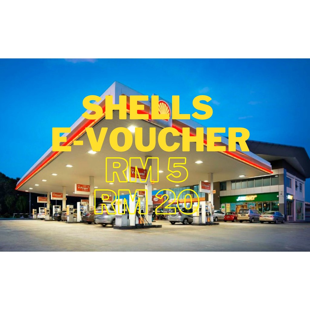 Shells E voucher RM 5 RM 20 RM 50 RM 100 Shopee Malaysia