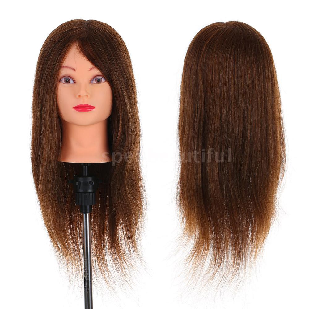 long hair mannequin head