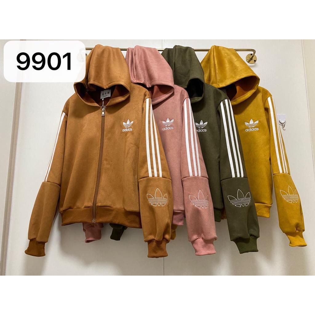 adidas suede hoodie