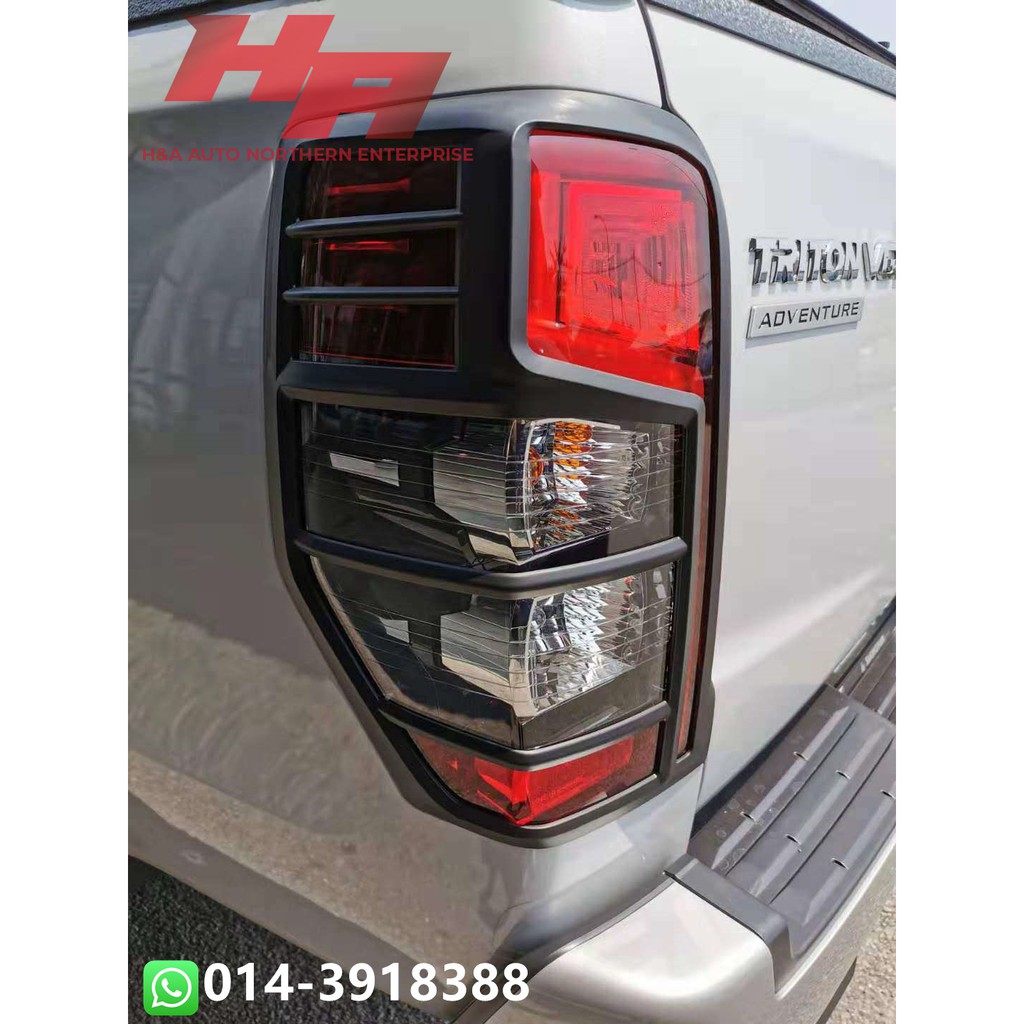 MITSUBISHI TRITON 2019 TAIL LAMP COVER MATTE BLACK 1PAIR | Shopee Malaysia