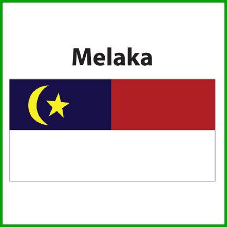 Melaka Flag 3x6ft Bendera Melaka 3x6ft Polyester Shopee Malaysia