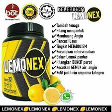 Ubat Kuruskan Badan Lemon Nex Shopee Malaysia