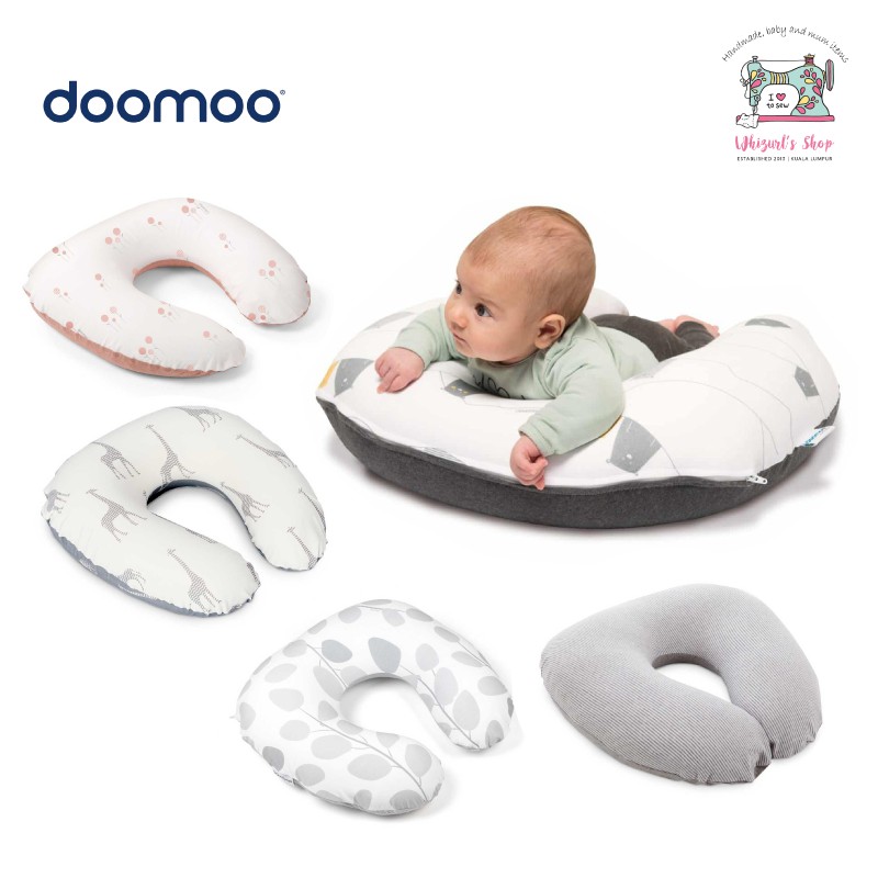 Baby Pillow Doomoo Softy All Colour Options (Cover + Insert) Shopee