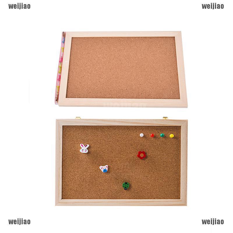 Weijiao Natural Wood Frame Cork Bulletin Board Office Supplier 20