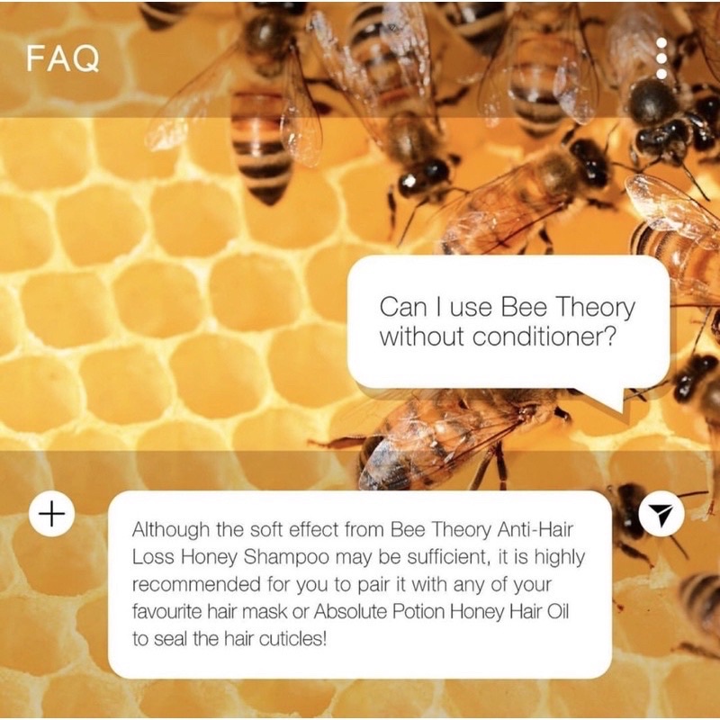 360 HAIRCARE BEE THEORY SHAMPOO ANTI FAILING, HONEY HAIR OIL, HAIR MASK |  Shopee Malaysia