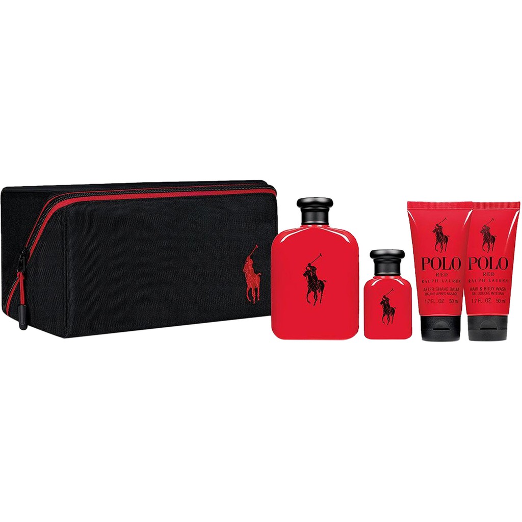 ralph lauren polo red aftershave gift set