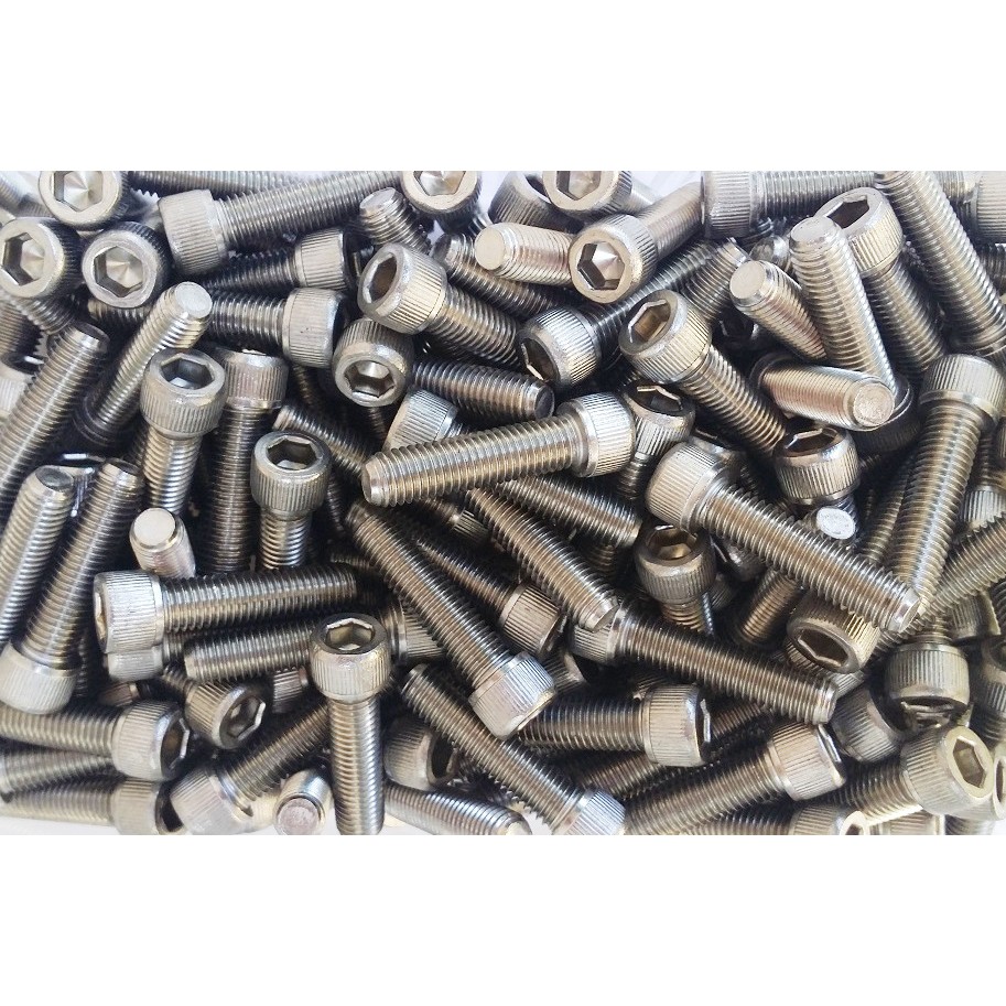 M5 M6 Hex Socket Cap Head Screws 304 Stainless Steel SHINY SURFACE ...