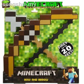 Minecraft Toys Minecraft Berlian Pedang Senjata Permainan Periferi Gelembung Memikat Busur Dan Panah Obor Model Mainan Kanak Kanak Shopee Malaysia