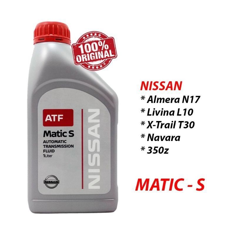 Nissan ATF MaticS KLE2400001 1L Auto Transmission Fluid Almera Navara