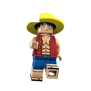 Compatible with LEGO One Piece Minifigures King One Piece Luffy Solonna ...