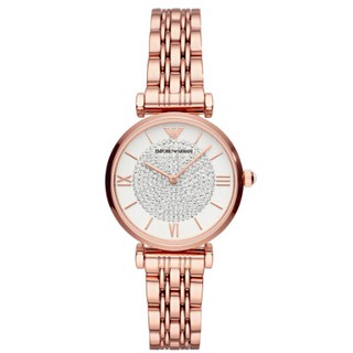 emporio armani women's ar1926 retro two tone watch