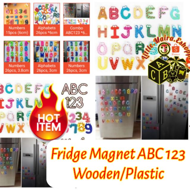 kids fridge magnets learning