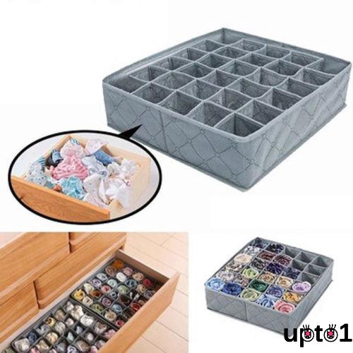 Mu Fashion Bamboo Charcoal Storage Box Organizer Underwear