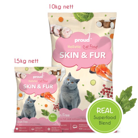  MAKANAN KUCING TERBAIK  SUPER PREMIUM HOLISTIK GRAIN FREE 