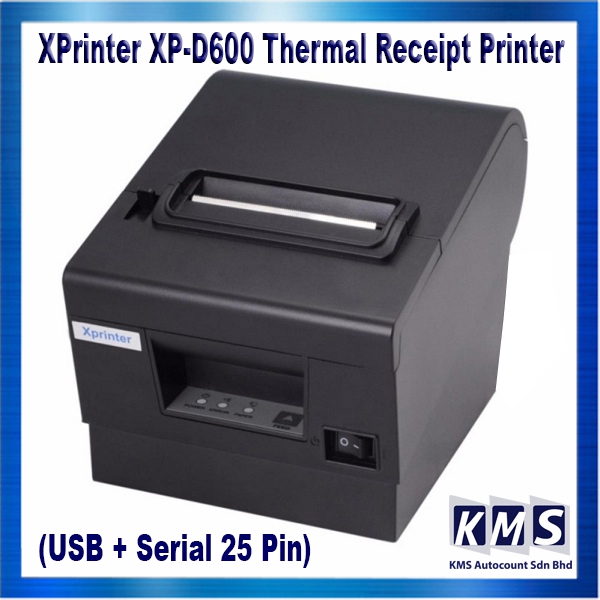 Thermal Receipt Printer (XPrinter) XPD600 (USB + Serial 25 Pin) 80mm
