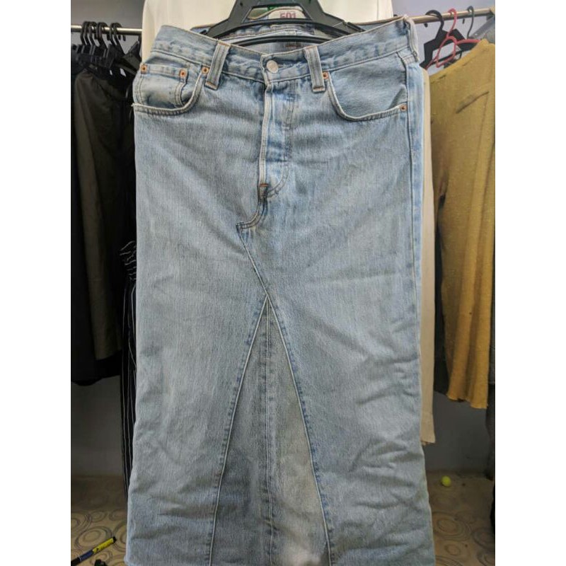 skirt labuh jeans levis