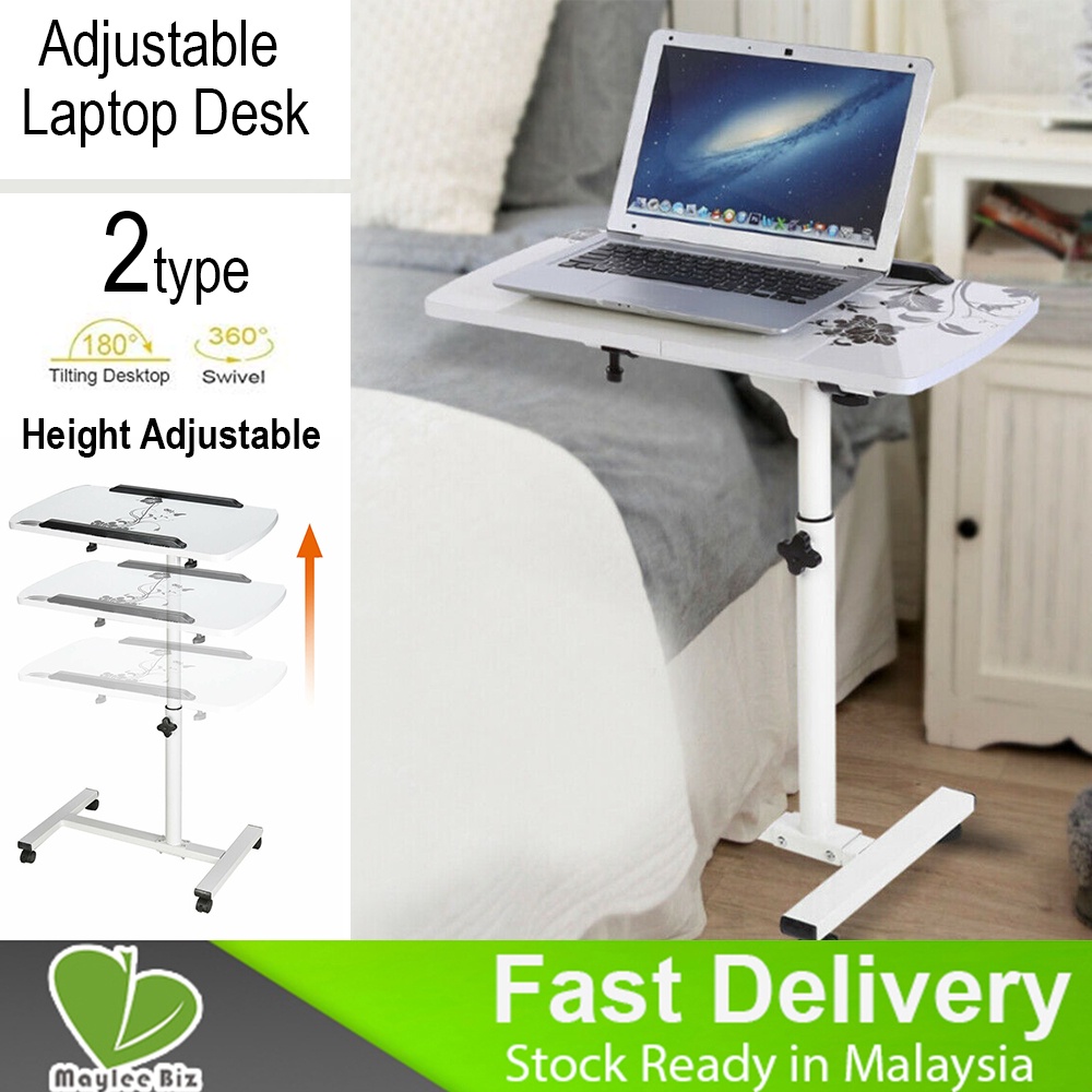 Simple Adjustable Laptop Stand Side Easy Lifting Table Ergonomic
