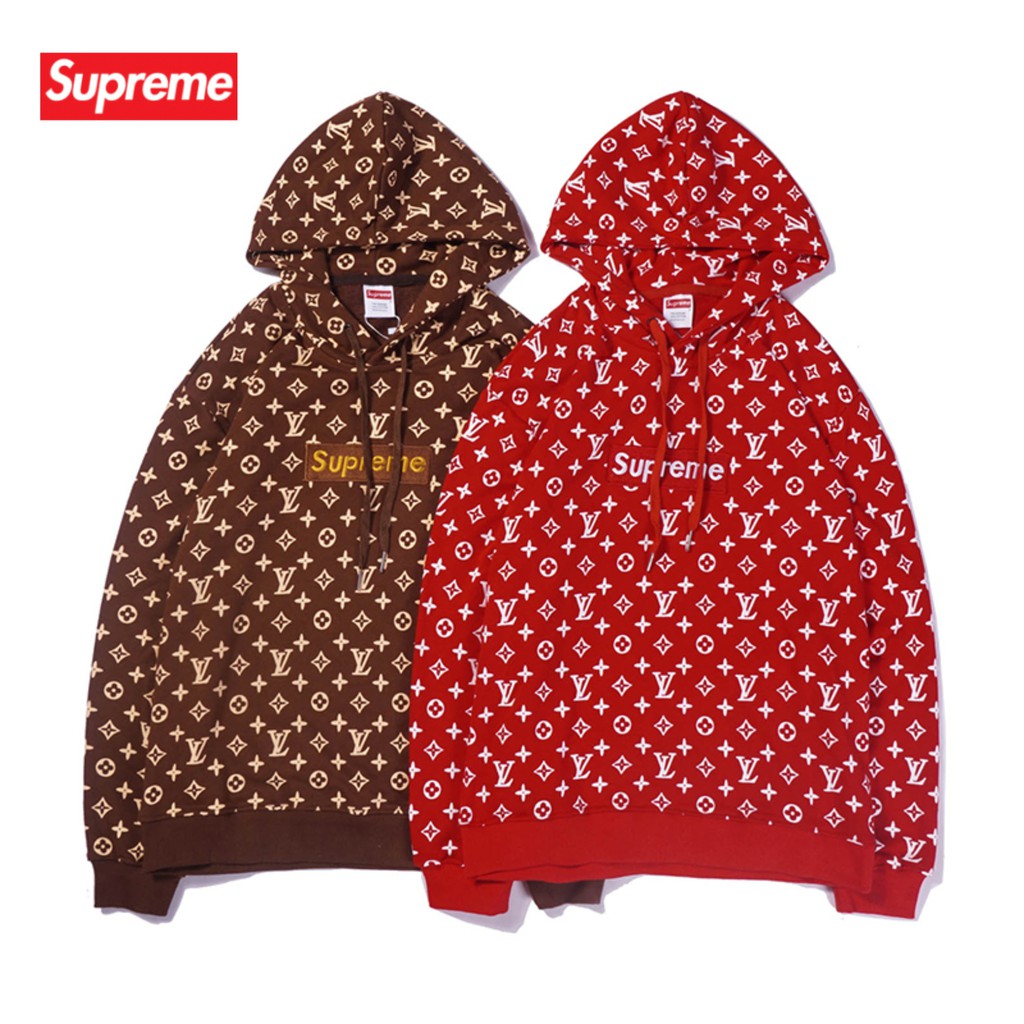 supreme and lv hoodie