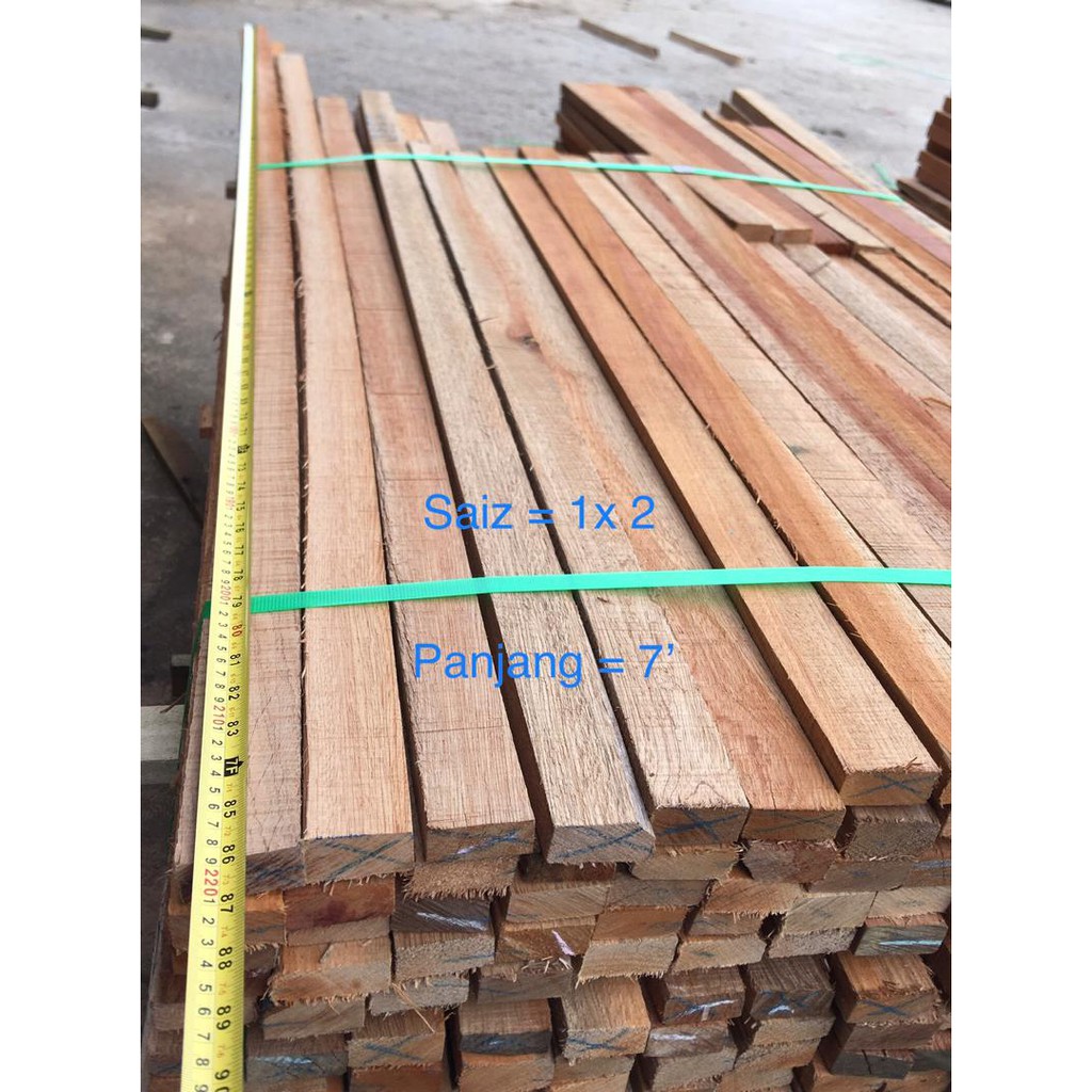 Kayu Bintagor Saiz 1 X 2 Shopee Malaysia