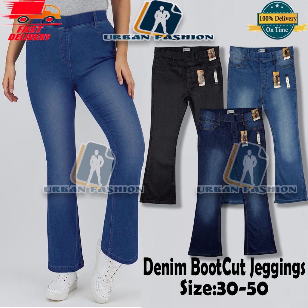 Bottle Green Solid Bootcut Jegging main image 1