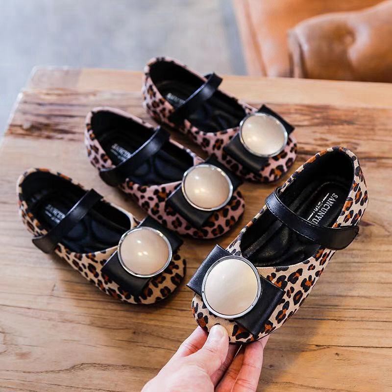 leopard print kids shoes
