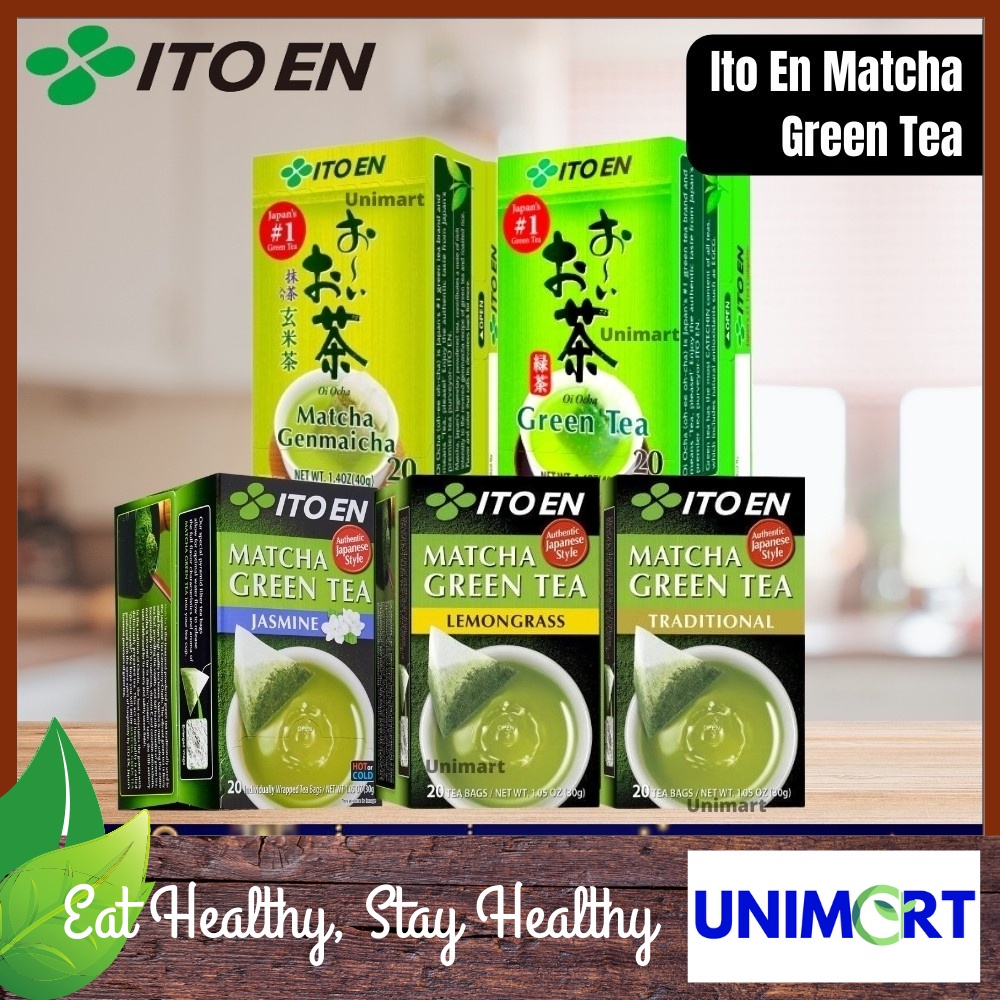 Ito En Premium Matcha Green Tea Traditional Jasmine Lemongrass