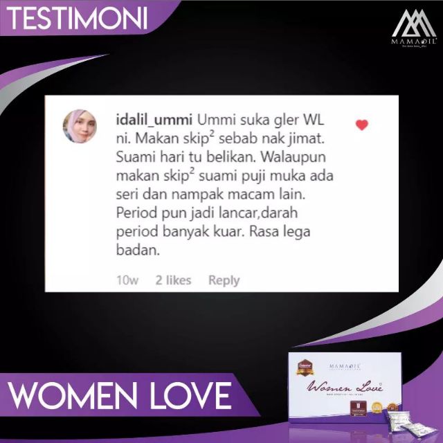 Women Love Mamadil Original Hq Shopee Malaysia