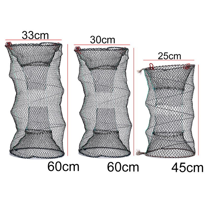 Crab Crayfish Lobster Catcher Pot Trap Fish Net Eel Prawn Shrimp Live Bait Bait Traps
