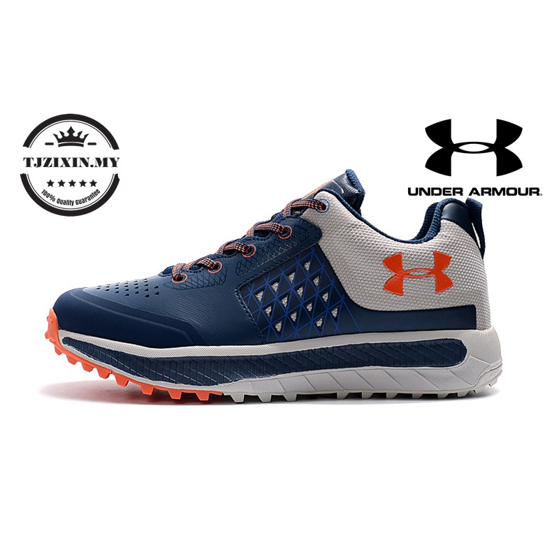 under armour blue orange shoes