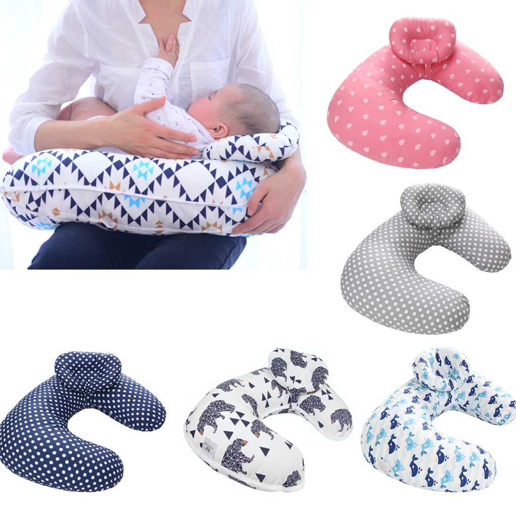 4 in 1 Nursing Pillow Maternity U-Shaped Breastfeeding Head Support Pillow