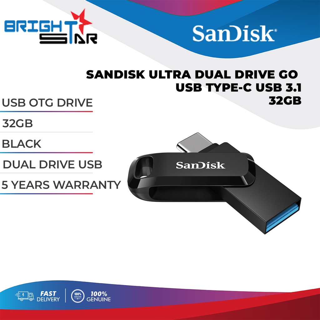 USB OTG DRIVE / SANDISK ULTRA DUAL DRIVE GO USB TYPE-C USB 3.1 PENDRIVE ...